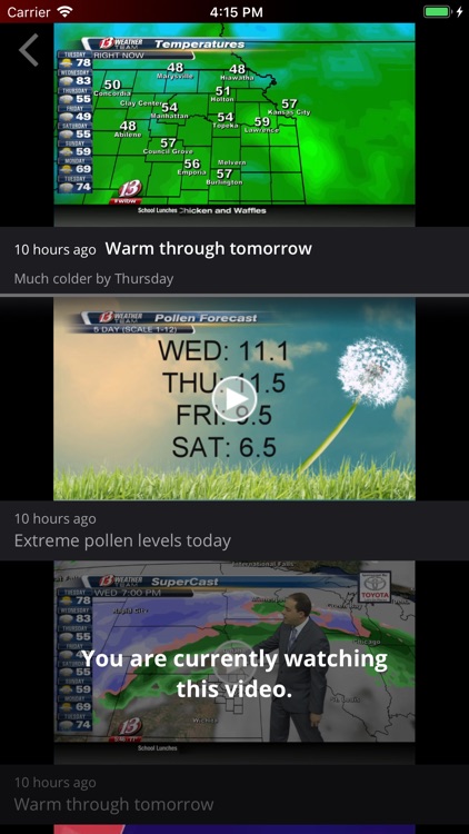 WIBW 13 Weather app