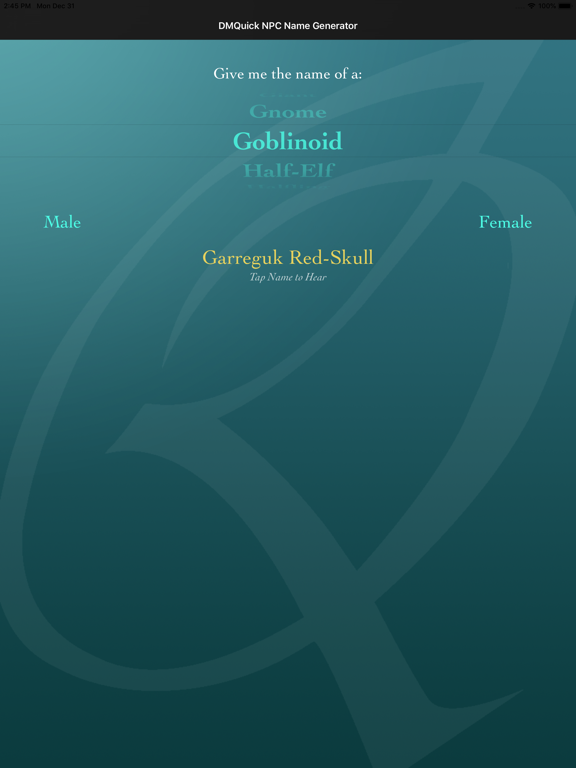 Screenshot #5 pour DMQuick Random Names