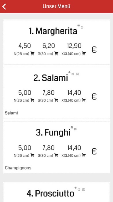 Screenshot #2 pour Pizza Profi Essen