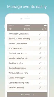 guest list organizer. iphone screenshot 4