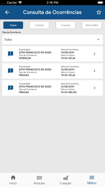 App Produtor Datacoper screenshot-4