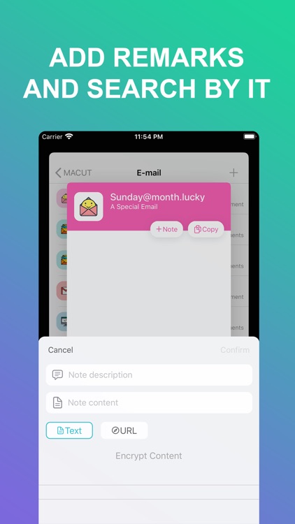 MACUT-Encrypted save accounts screenshot-4