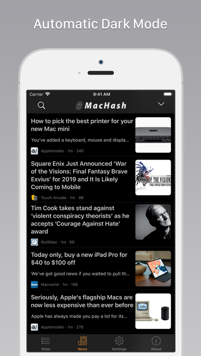 MacHash News Screenshot
