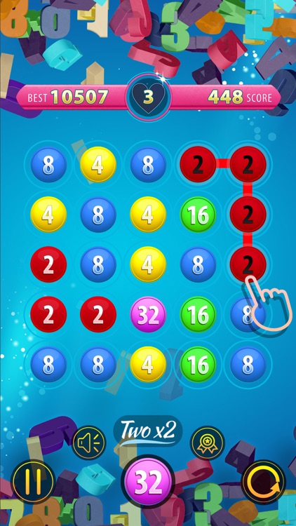 Two For 2: match the numbers! screenshot-6