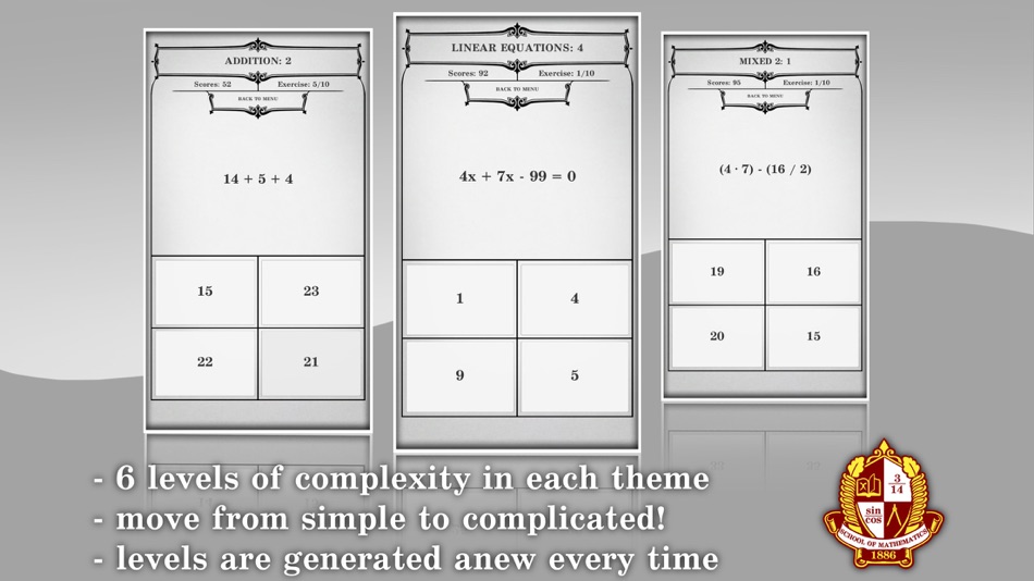 #3. Kings of Mathematics (iOS) 由: Romaneev Aleksey