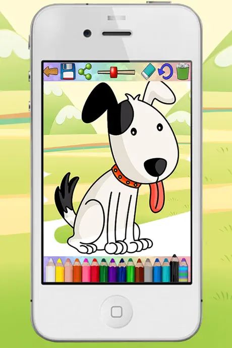 Dogs Coloring Book Game