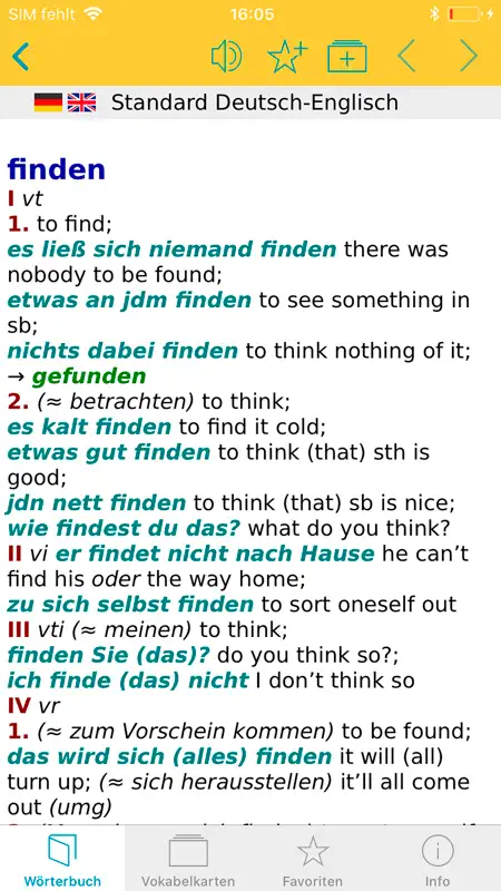 Großes Englisch Wörterbuch screenshot 1 of 5