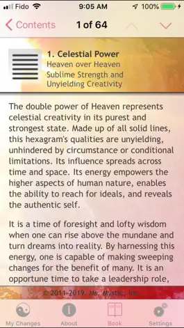 Game screenshot iChing Pocket App of Wisdom hack