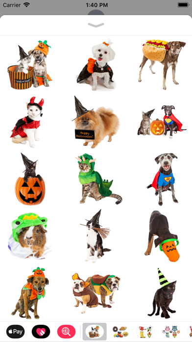 Screenshot #1 pour Stickers Halloween Animaux