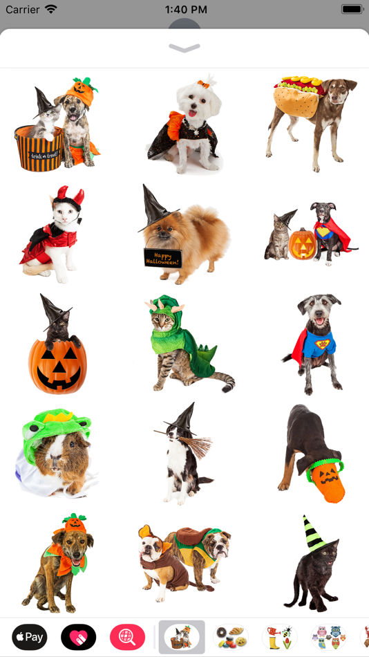 Halloween Pets Sticker Pack - 2.0 - (iOS)