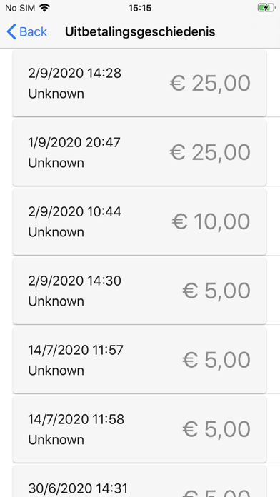 Geschenk Bon App Screenshot