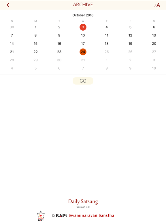 Daily Satsang iPad screenshot 5 - Lifestyle app