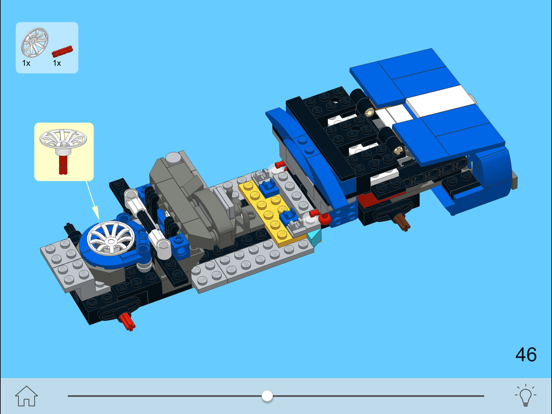Blue Mustang for LEGO 31070 screenshot 3