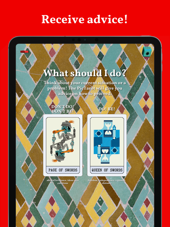 PicTarot iPad screenshot 7 - Lifestyle app