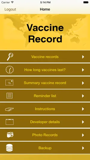 Vaccine Record for Travellers screenshot 2