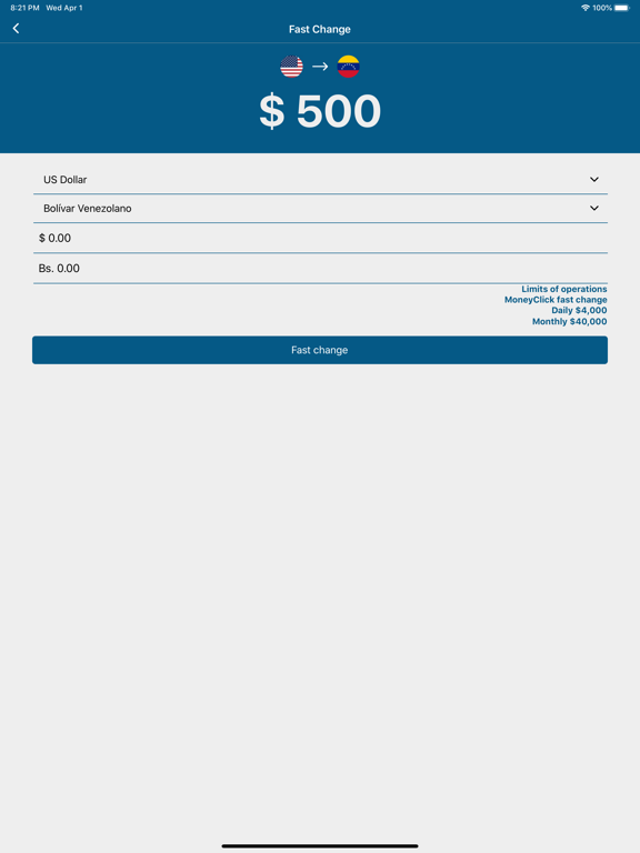MoneyClick iPad screenshot 10 - Finance app
