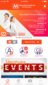 AA Pharmacy Healthcare screenshot