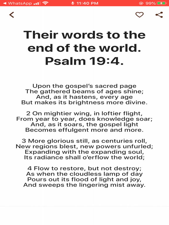 The Christian Hymn Book iPad screenshot 4 - Music app