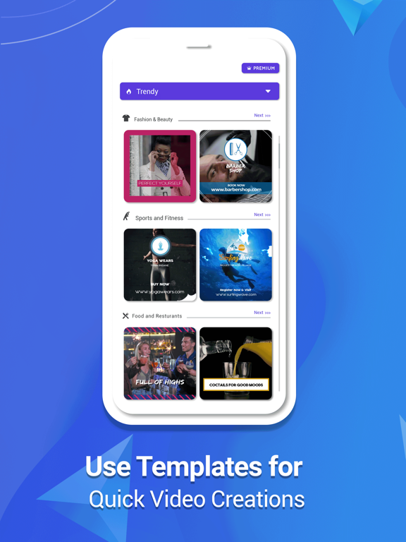 AVM - Advertising Video Maker iPad screenshot 4 - Photo & Video app