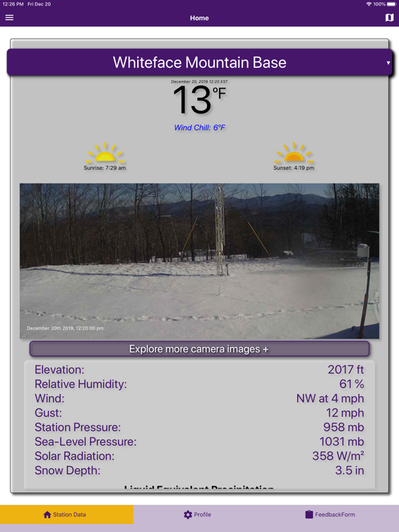 NYSMesonet iPad screenshot 1 - Weather app