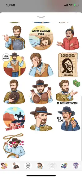 Game screenshot Cowboy Emoji Funny Stickers apk