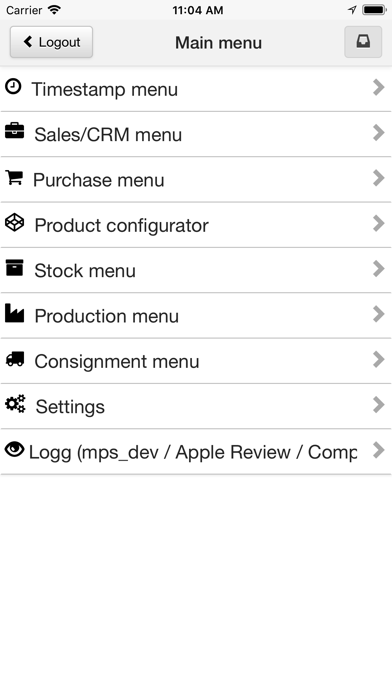 Screenshot 2 of TouchTime ERP App