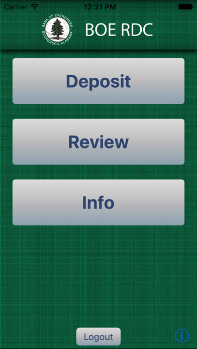 Bank of Evergreen RDC Screenshot