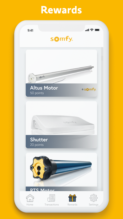 Somfy Rewards Pro Screenshot