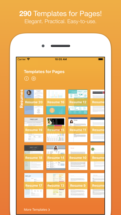 Templates for Pages (Nobody) Screenshot