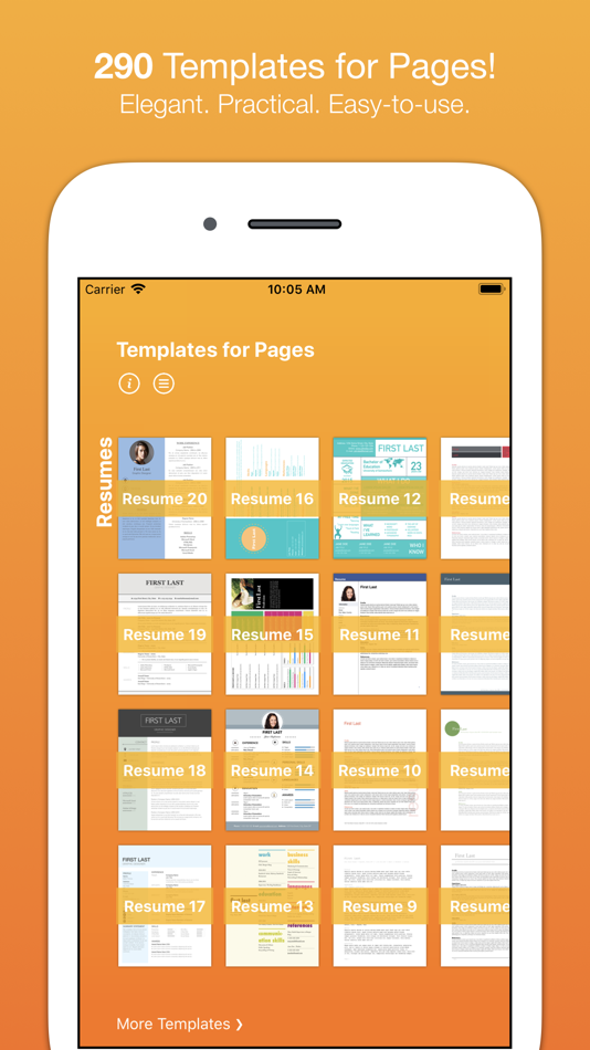 Templates for Pages (Nobody) - 4.4.3 - (iOS)