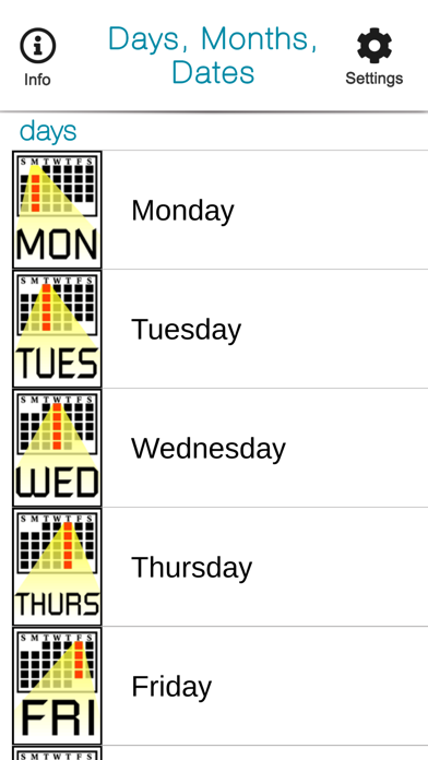 SmallTalk Days, Months, Dates Screenshot