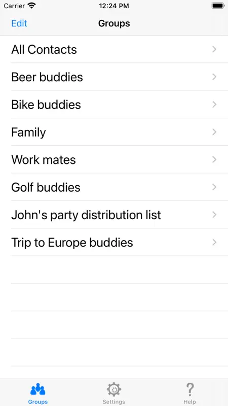Group SMS with Delivery Report screenshot 2 of 5
