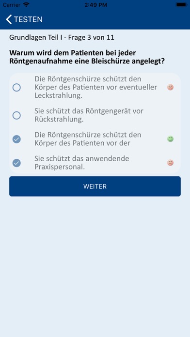 CGM Röntgen-Tutor App Screenshot