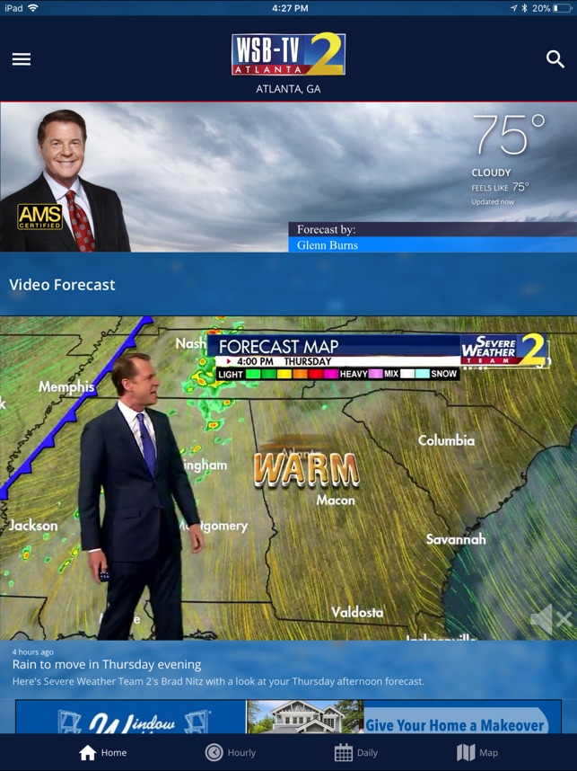 Wsb Tv Weather On The App Store Wsb Tv Weather On The App Store