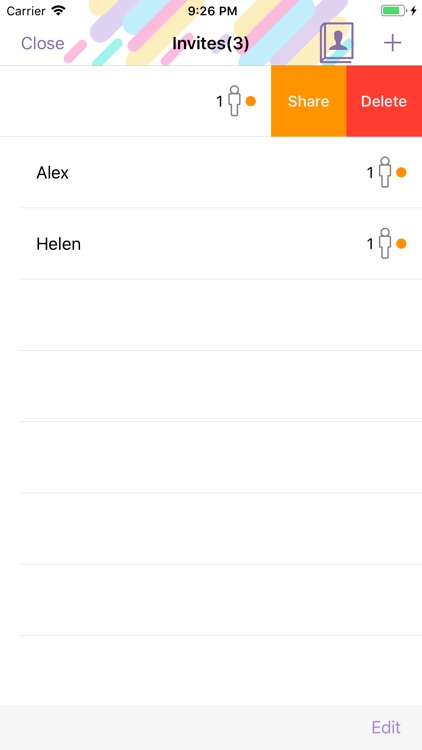 Party Planner "Menu & Invites" screenshot-3