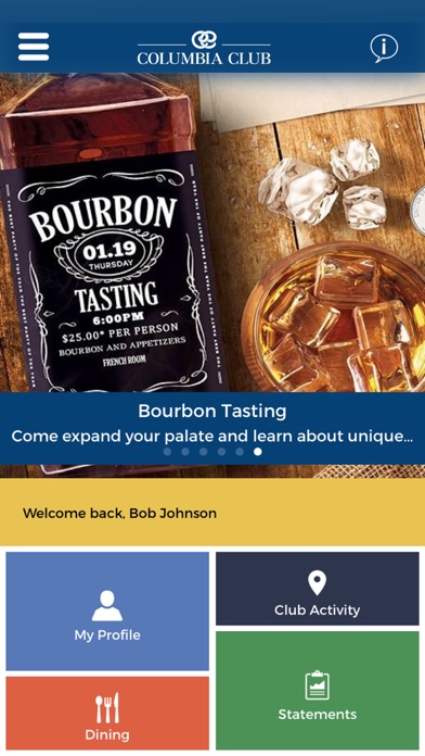Columbia Club Screenshot