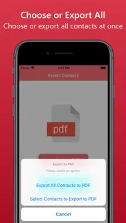 contacts to pdf file converter iphone screenshot 3