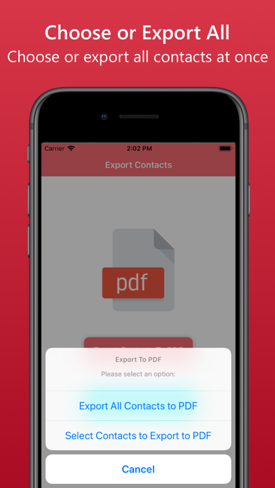 Screenshot #3 pour Contacts To PDF File Converter