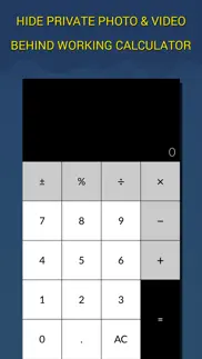 secure calculator vault iphone screenshot 1