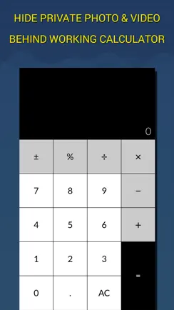 Secure Calculator Vault iPhone image 1