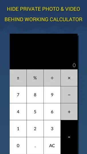 Screenshot von Secure Calculator Vault auf dem iPhone 1