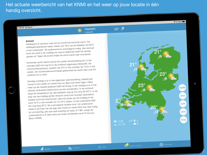 Weerbericht Nederland
