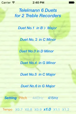 Game screenshot Telemann 6  Duets mod apk