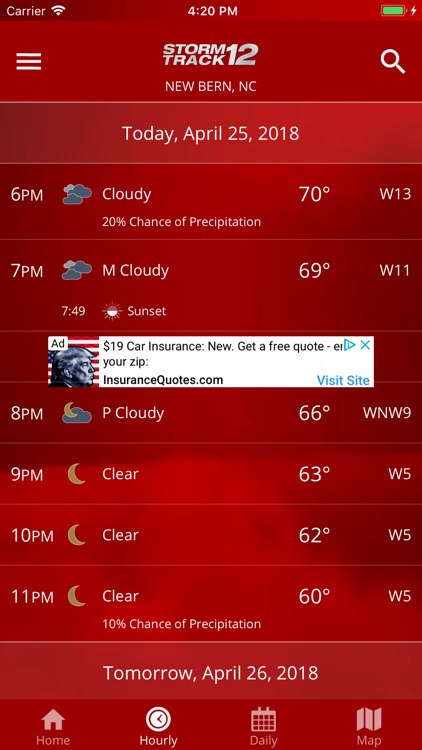 WCTI Storm Track 12