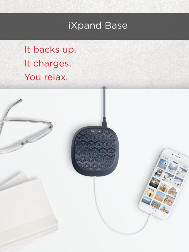 SanDisk iXpand™ Base on the App Store