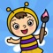 "Baby Bee: Coloring for Kids and Toddlers" is designed for kids to develop coloring skills