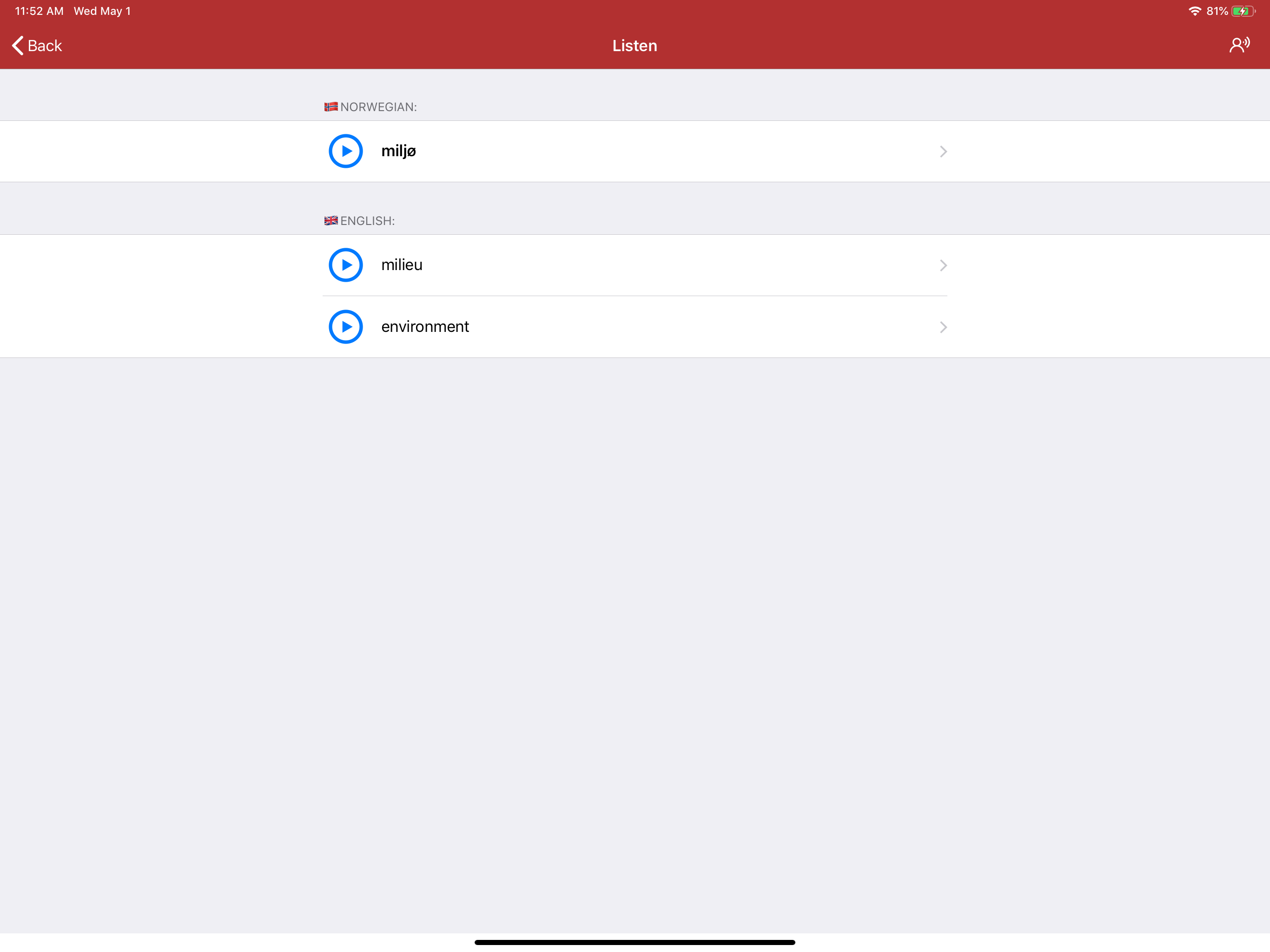 Norwegian Dictionary - offline screenshot 8