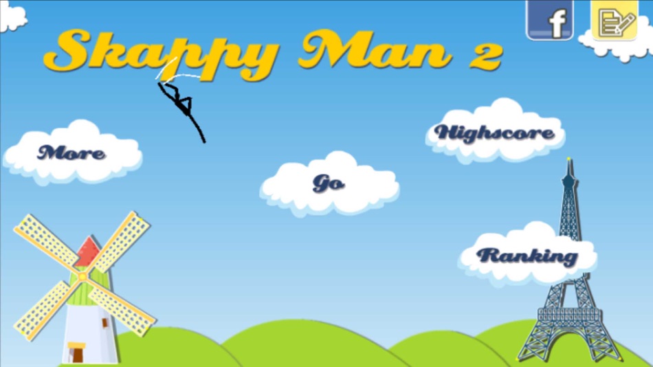 #1. Skappy Man Running (iOS) 由: 顺娥 刘