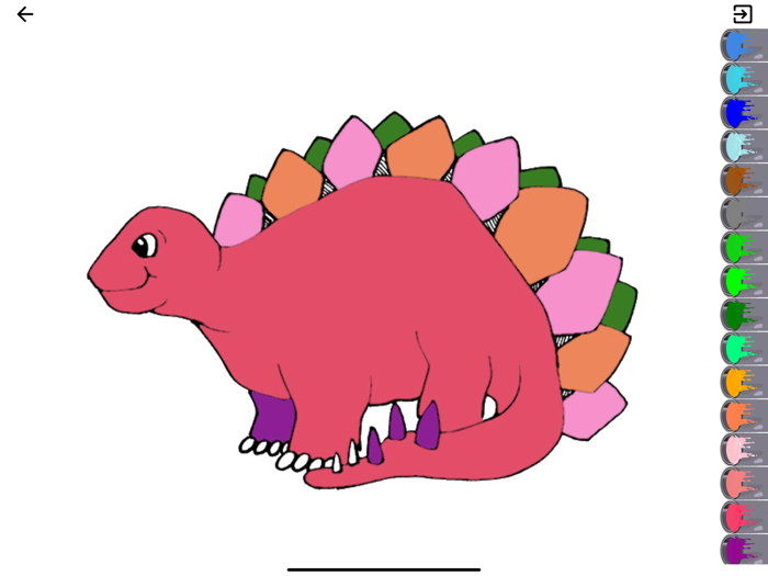 Dinosaur Coloring Book of Kids