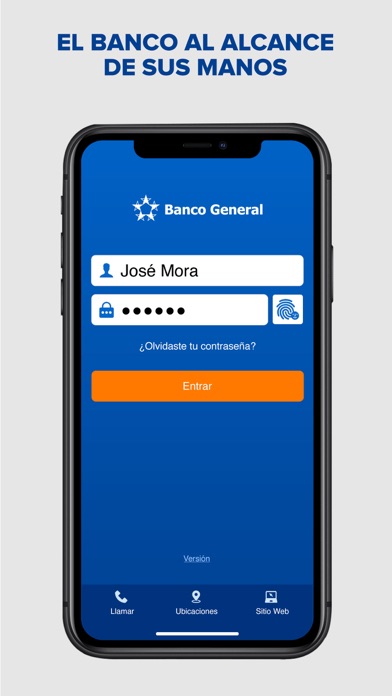 Banco General CR Screenshot